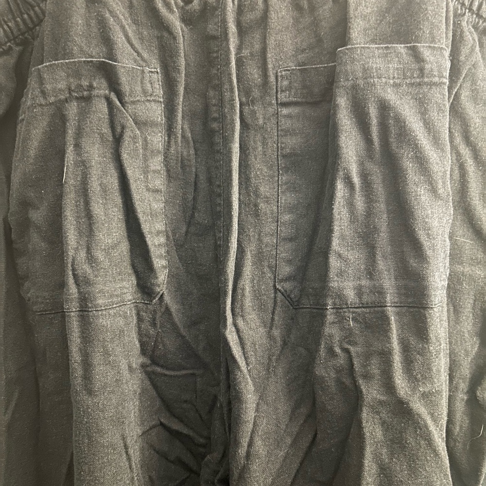 Black linen pants old navy - Picture 4 of 4